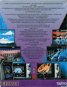 Taito's Super Space Invaders - Box - Back Image
