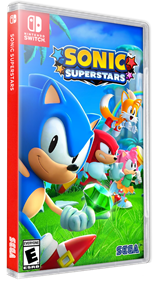 Sonic Superstars - Box - 3D Image