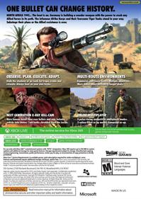 Sniper Elite III - Box - Back