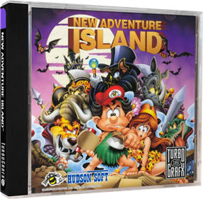 New Adventure Island - Box - 3D Image