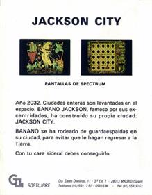 Jackson City - Box - Back Image