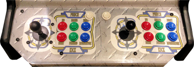 X-Men: Children of the Atom - Arcade - Control Panel Image