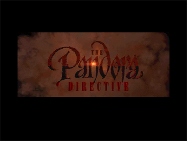 The Pandora Directive - Screenshot - Game Title Image