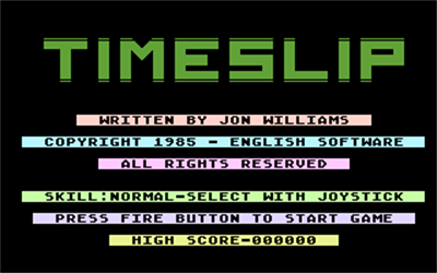 Timeslip - Screenshot - Game Title Image