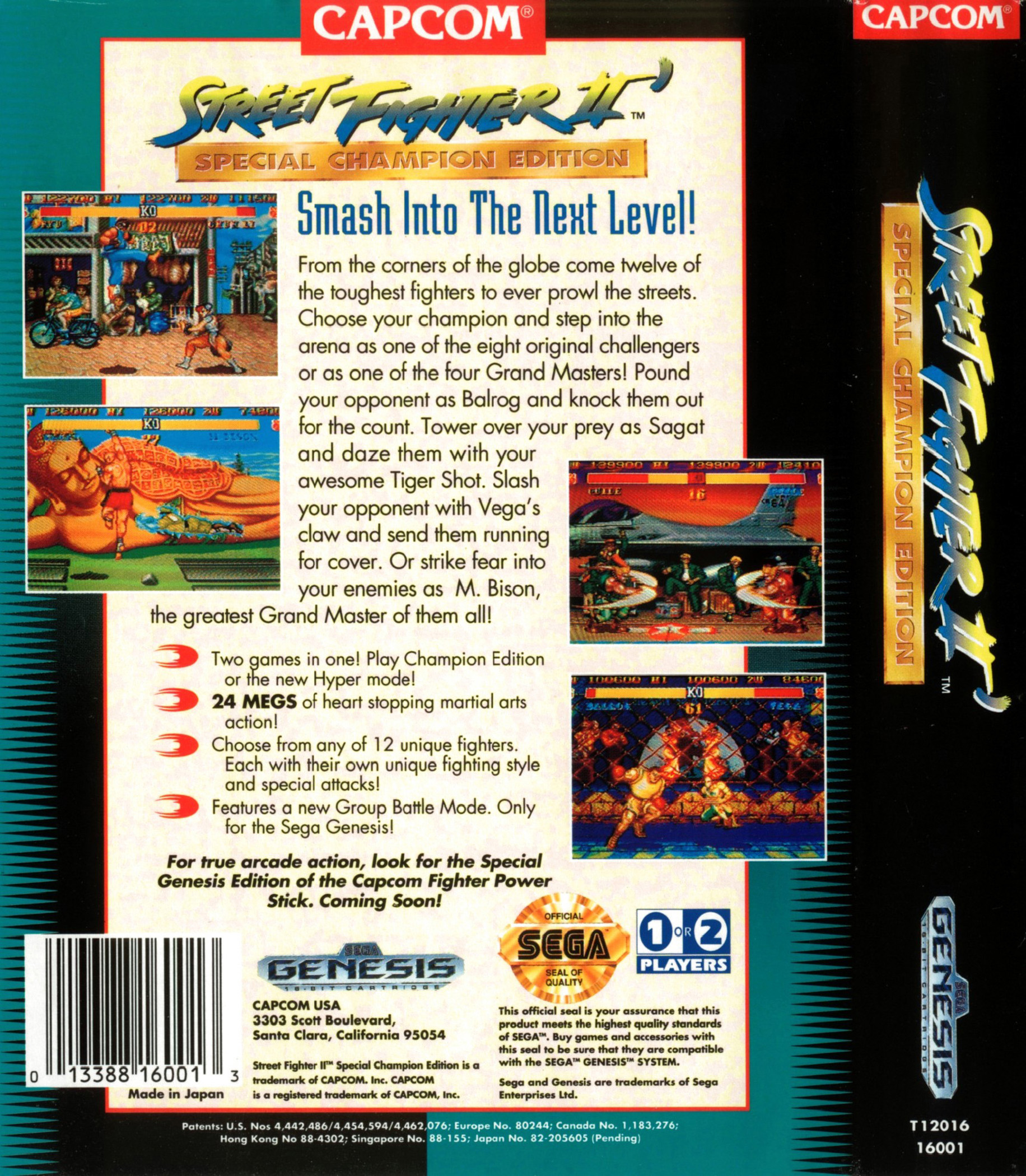 Street Fighter II': Special Champion Edition Images - LaunchBox Games ...