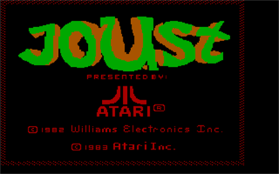 Joust - Screenshot - Game Title Image