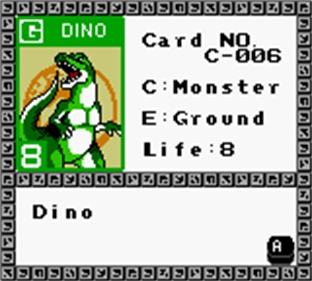 Monster Rancher Battle Card GB - Screenshot - Gameplay Image