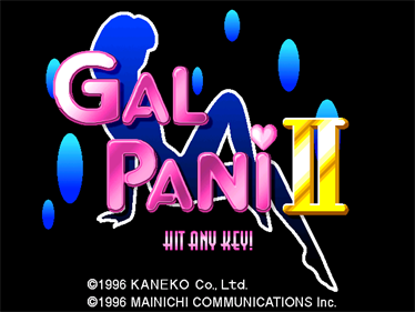 Gal Pani II - Screenshot - Game Title Image