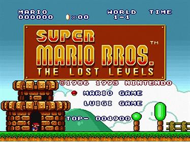 Super Mario All-Stars / Super Mario World - Screenshot - Game Title