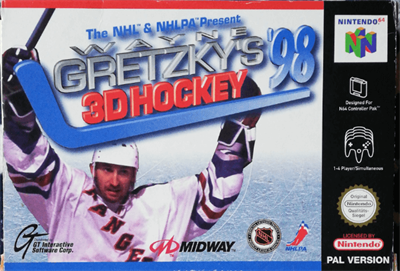 Wayne Gretzky's 3D Hockey '98 - Box - Front Image