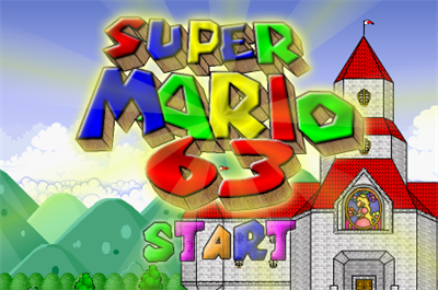 Super Mario 63 - Screenshot - Game Title Image