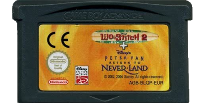 2 Disney Games: Lilo & Stitch 2 + Peter Pan: Return to Neverland - Cart - Front Image