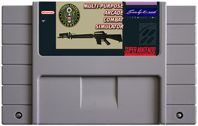 Multi-Purpose Arcade Combat Simulator - Fanart - Cart - Front