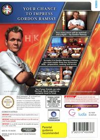 Hell's Kitchen: The Game - Box - Back Image