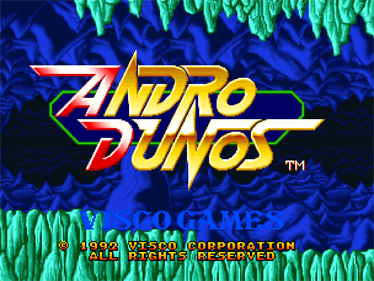 Andro Dunos - Screenshot - Game Title Image