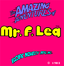 The Amazing Adventures of Mr. F. Lea and His Friends - Screenshot - Game Title Image