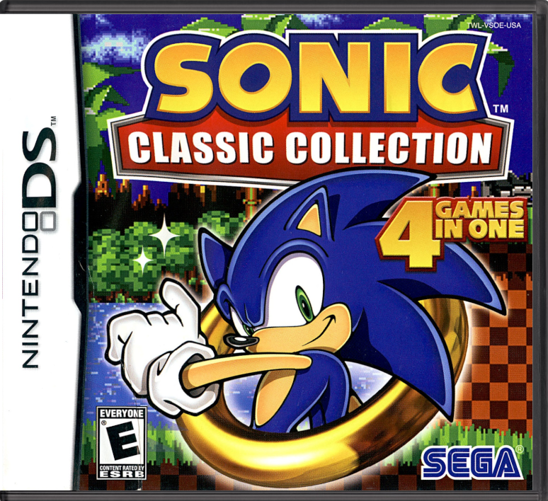 Sonic Classic Collection Nintendo 3DS Box Art Cover by Luigi53