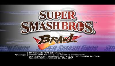 Super Smash Bros. Brawl - Screenshot - Game Title Image