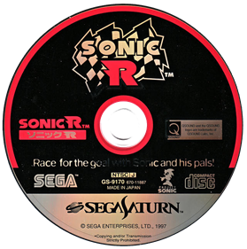 Sonic R - Disc Image