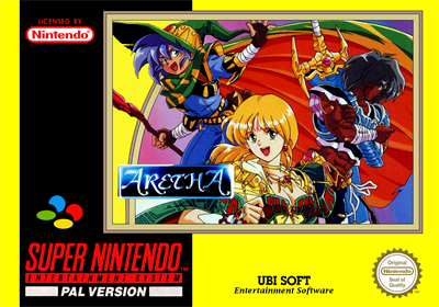 Aretha: Aretha the Super Famicom - Fanart - Box - Front Image