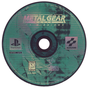Metal Gear Solid: VR Missions - Disc Image
