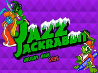 Jazz Jackrabbit: Holiday Hare 1995 - Screenshot - Game Title Image