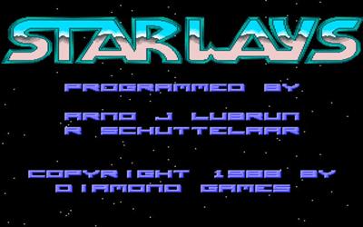 Starways - Screenshot - Game Title Image