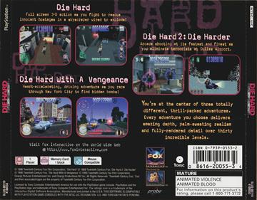 Die Hard Trilogy - Box - Back Image