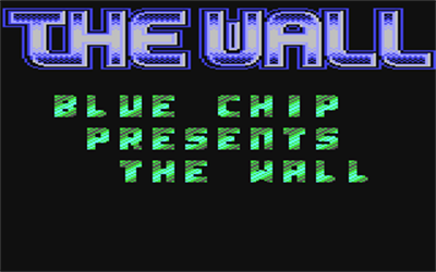 The Wall - Screenshot - Game Title Image