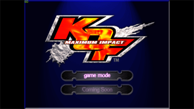 The King of Fighters: Maximum Impact - Screenshot - Game Title Image