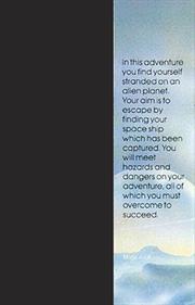 Adventure A: Planet of Death - Box - Back Image