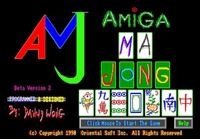 Amiga Majong - Screenshot - Game Title Image