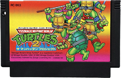 Teenage Mutant Ninja Turtles III: The Manhattan Project - Cart - Front Image