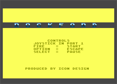 Rockford: The Arcade Game - Screenshot - Game Title Image
