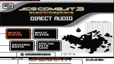 Ace Combat 3: Electrosphere: Direct Audio with AppenDisc - Screenshot - Game Title Image