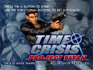 Time Crisis: Project Titan - Screenshot - Game Title Image