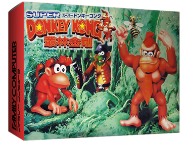 Super Donkey Kong: Xiang Jiao Chuan - Box - 3D Image
