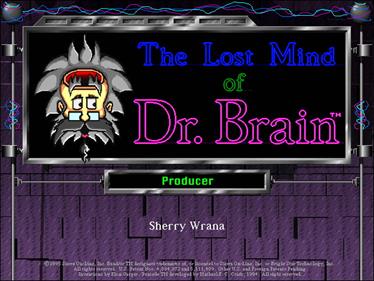 The Lost Mind of Dr. Brain - Screenshot - Game Title Image