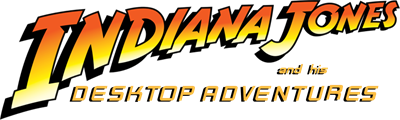 Indiana Jones and his Desktop Adventures - Clear Logo Image