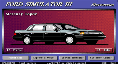 Ford Simulator III - Screenshot - Game Title Image