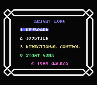 Knight Lore - Screenshot - Game Title Image