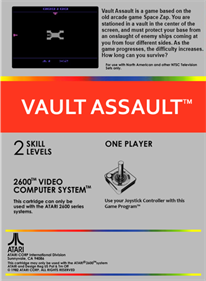 Vault Assault - Fanart - Box - Back
