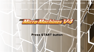 Micro Machines V4 - Screenshot - Game Title Image