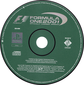 Formula One 2001 - Disc Image