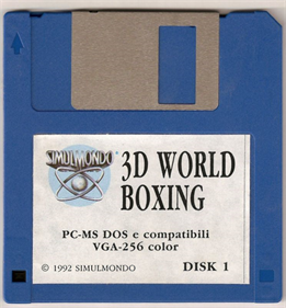 3D World Boxing - Disc Image