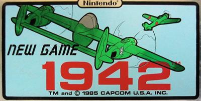 1942 (PlayChoice-10) - Arcade - Marquee Image