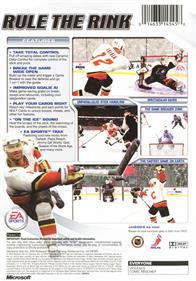 NHL 2003 - Box - Back Image