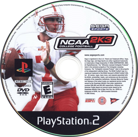 NCAA College Football 2K3 - Disc Image