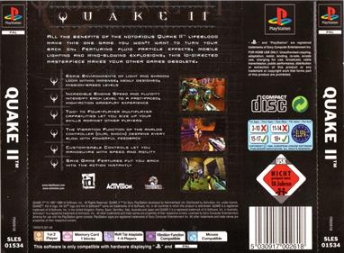 Quake II - Box - Back Image