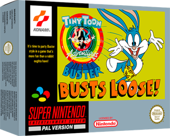 Tiny Toon Adventures: Buster Busts Loose! - Box - 3D Image